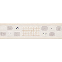 3.5" x 12" Ceramic Trim Tile (43907)