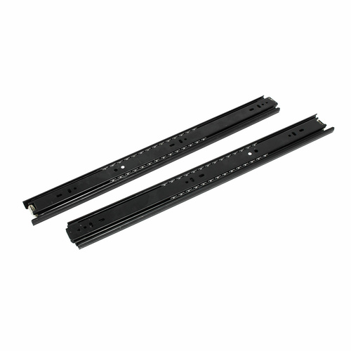 18 in Black Ball Bearing Drawer Slides