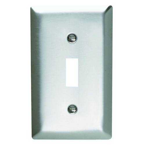 1-Gang 1 Toggle Wall Plate - Stainless Steel
